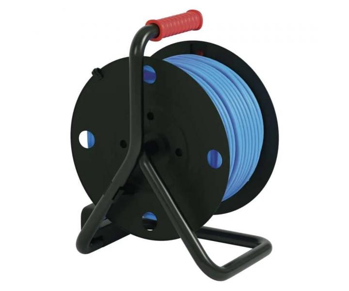 Poasie odoln predlovac kbel na bubne Emos P08550W, 4x zsuvka, 230 V, 1,5 mm2, modr, 50 m