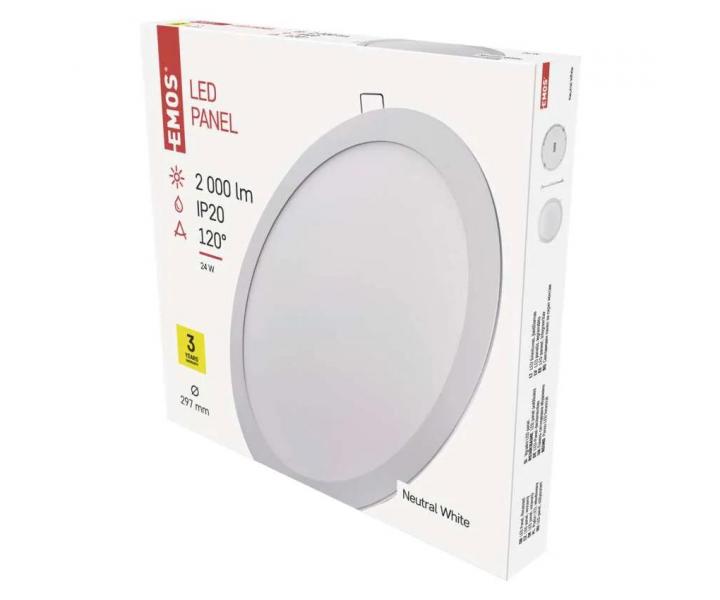 Kruhov podhadov LED svietidlo Emos Profi ZD1152, 24 W, neutrln biela