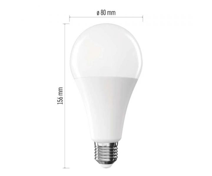 LED iarovka Emos Classic A80, E27, 20 W (150 W), neutrln biela