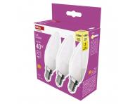 LED iarovka svieka Emos Classic ZQ3E21.3, E14, 4,2 W (40 W), tepl biela - 1 ks