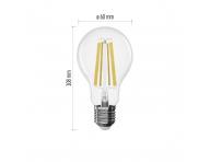 LED iarovka Emos Filament A60 ZF5164D, E27, 11 W (100 W), tepl biela - stmievaten
