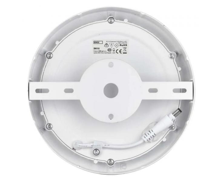 Kruhov prisaden LED svietidlo Emos Profi ZM5132, 12,5 W, neutrln biela