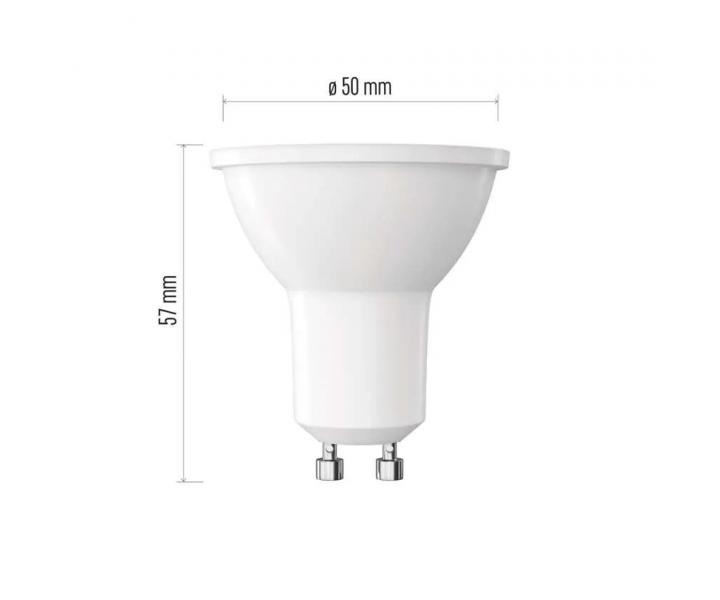 LED iarovka Emos Classic MR16 ZQ8370, GU10, 8,4 W (60 W), tepl biela