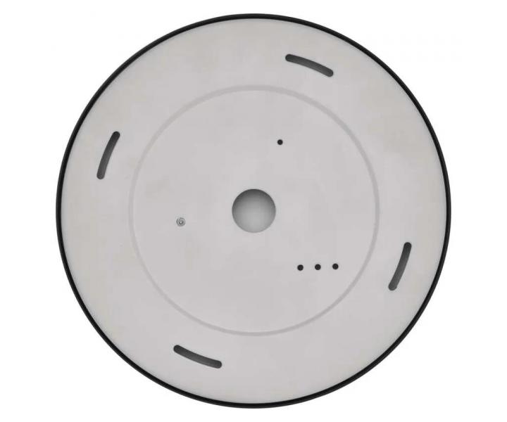 Kruhov prsaden LED svietidlo Emos Nexxo ZM5343 ierne 22,5 cm 21 W