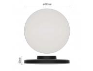 Kruhov prisaden LED svietidlo Emos Dioni ZM7155, ierne, 32 W, so zmenou CCT
