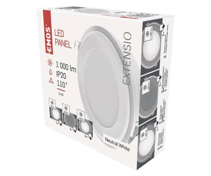 Kruhov podhadov LED svietidlo Emos Extensio ZD1322, 13 W, neutrln biela