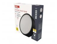Kruhov prsaden LED svietidlo Emos Nexxo ZM5343 ierne 22,5 cm 21 W
