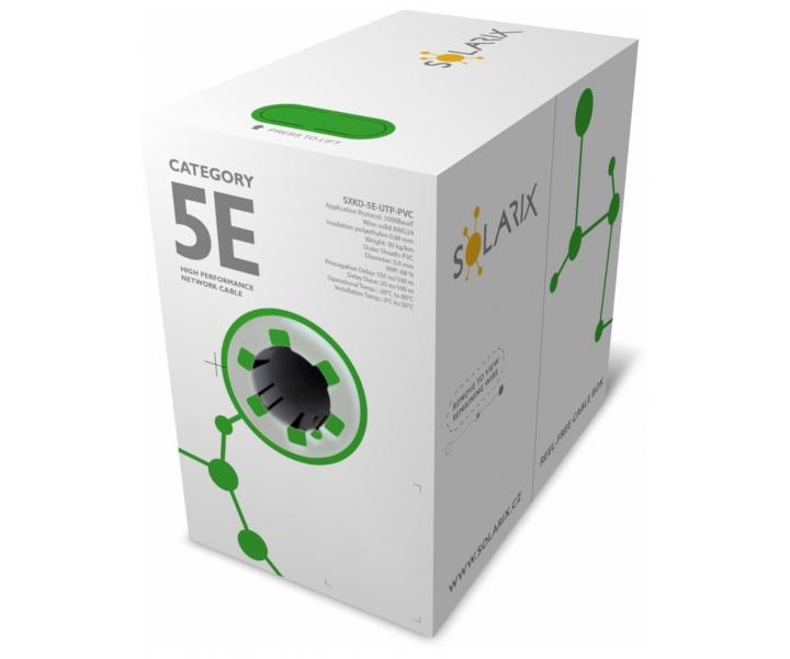 Dtov kbel UTP-PVC 5E Solarix SXKD ed
