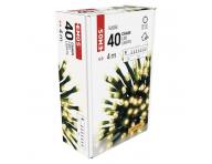 LED vianon reaz, 4 m, vonkaj aj vntorn, tepl biela, asova Emos D4AW01