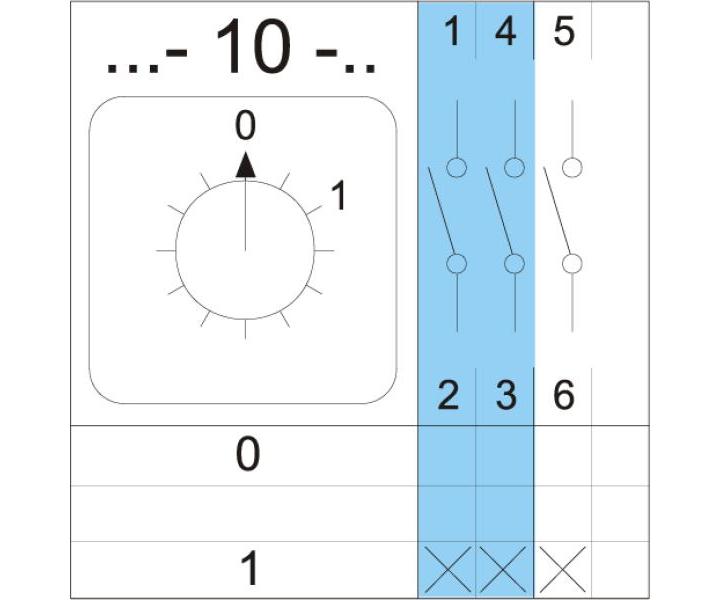 Va�kov� sp�na� Apator 4G10-10-PK, IP55, 3-p�l, 10 A