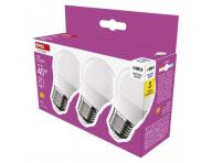 LED iarovka Emos Classic Mini Globe ZQ6E23.3, E27, 4,2 W (40 W), neutrln biela - 1 ks