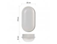 LED prsaden svietidlo Emos Qari ZM3020, 20 W, IP65 - neutrln biela