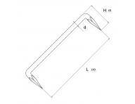 Tesrska krama Hapl, 12 x 250 mm - oceov