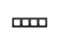 R�m�ek �tvorn�sobn� pre zvisl� aj vodorovn� mont� ABB Future 1754-0-4422 - mechov� �ierna