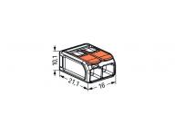 Svorka s pkou Wago 221-612 - 2x6 mm2