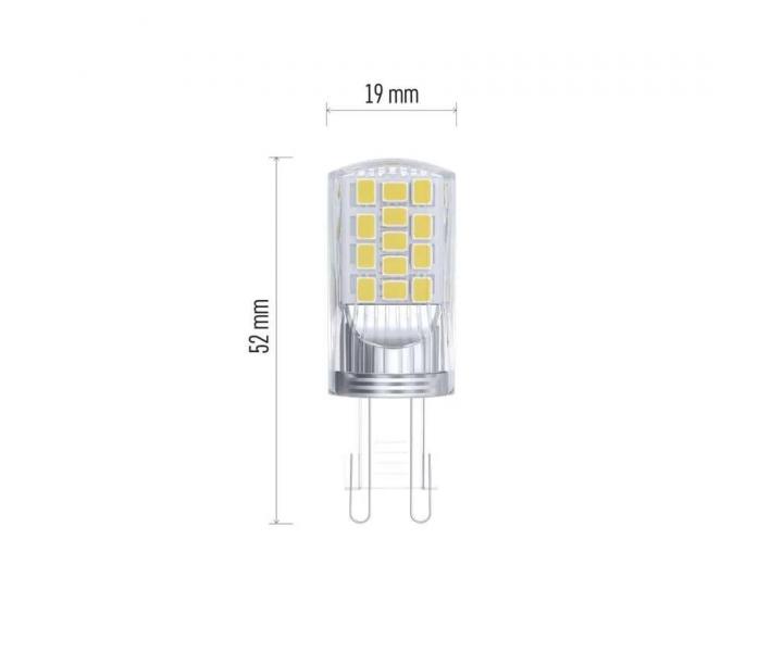 LED iarovka Emos Classic JC ZQ9544, G9, 4 W (40 W) - tepl biela