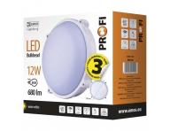 Kruhov prisaden LED svietidlo Emos Profi ZM3106, 12 W, tepl biela