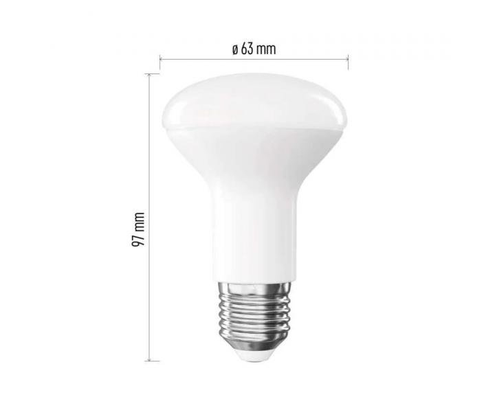 LED �iarovka Emos Classic R63 ZQ7E43, E27, 7 W (60 W), neutr�ln� biela