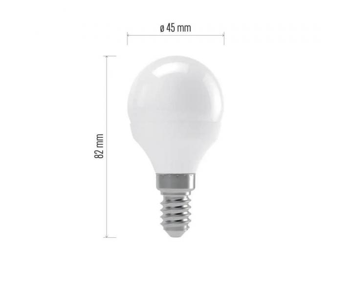 LED iarovka Emos Classic ZQ1211, E14, 4,1 W (32 W), neutrln biela