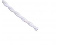 Kbel splietan 2x0,75 Precon, opleten jednotliv vodie, biely (do modra)