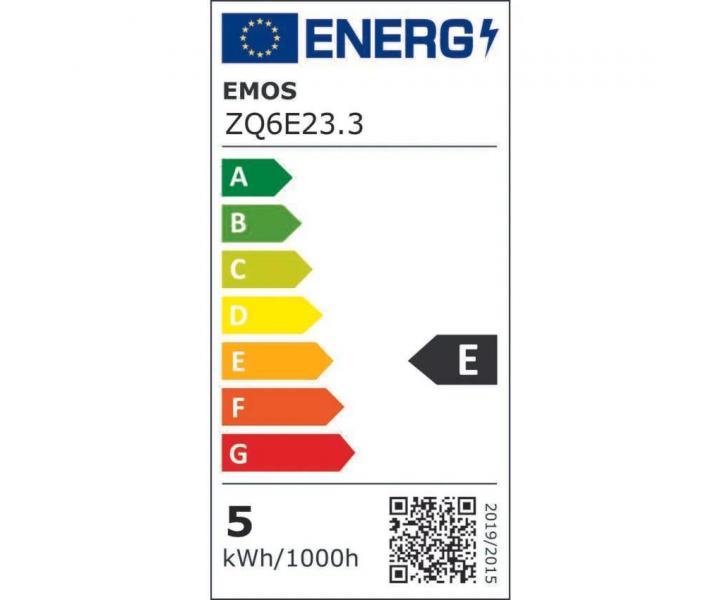 LED iarovka Emos Classic Mini Globe ZQ6E23.3, E27, 4,2 W (40 W), neutrln biela - 1 ks