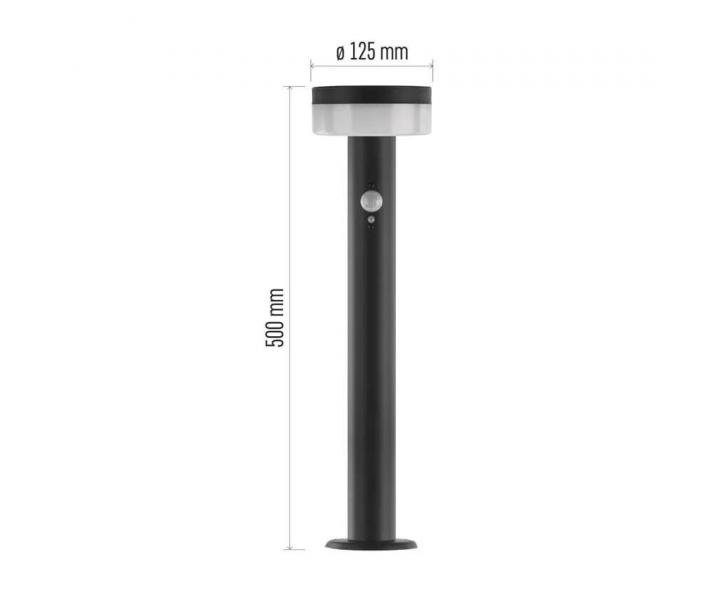 LED zhradn solrne stpikov svietidlo s idlom smraku Emos Terion ZGJ0B4S, IP44, 2 W, tepl biela