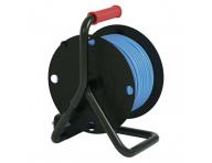 Poasie odoln predlovac kbel na bubne Emos P08525W, 4x zsuvka, 230 V, 1,5 mm2, modr, 25 m
