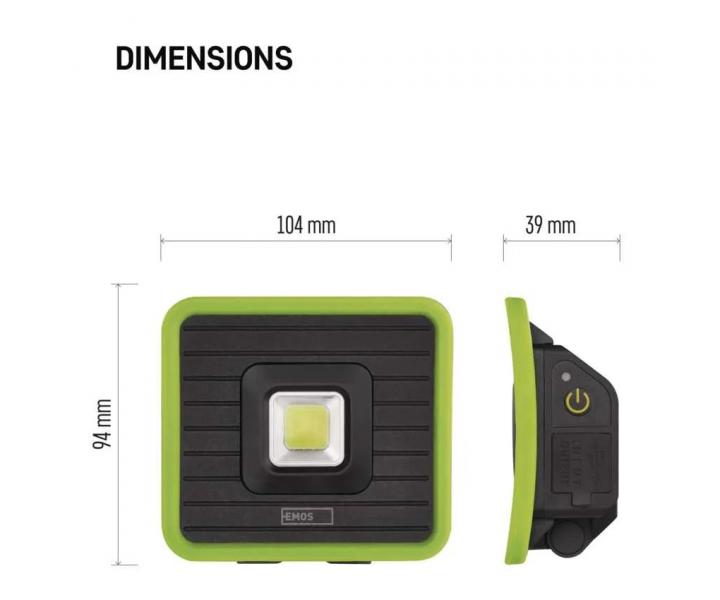 Nabjac pracovn COB LED reflektor Emos P4539 1000 lm