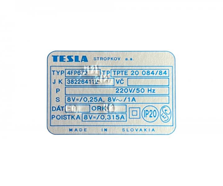 Nap�jac� zdroj Tesla 4 FP 672 17, IP20 - �ierna / �ed�