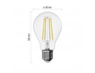 LED iarovka Emos Filament A60 ZF5254D, E27, 7,5 W (75 W) - neutrln biela / stmievaeln