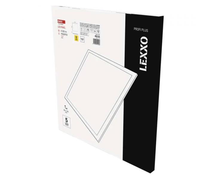 tvorcov vstavan LED panel Emos Lexxo backlit ZB2154, biela, 30 W - neutrln biela