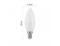 LED iarovka Emos Classic ZQ3221, E14, 5 W (40 W), neutrln biela