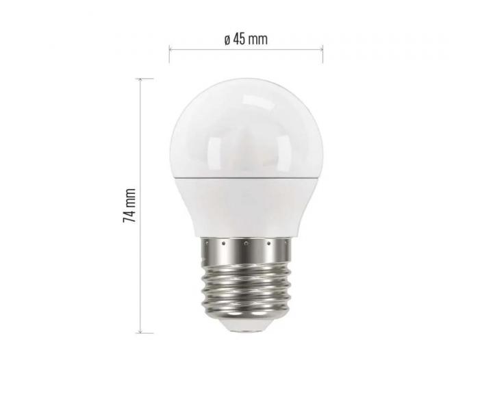 LED iarovka Emos Classic ZQ1121, E27, 5 W (40 W), neutrln biela