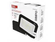 LED reflektor Emos Simpo ZS2243, IP65, 50 W, ierny - neutrln biela