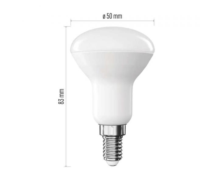 LED iarovka Emos Classic R50, E14, 4,2 W (40 W) - tepl biela