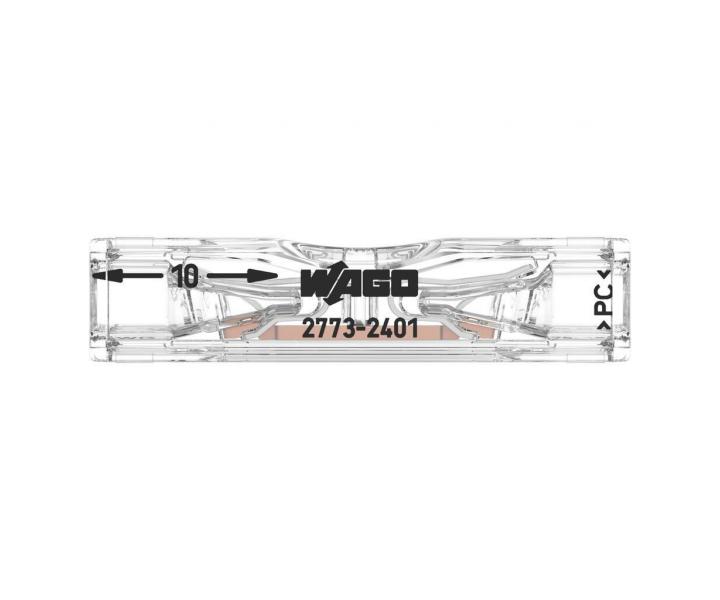 Svorka intalan priechodn Push Wire Wago 2773-2401 - 2x4 mm2