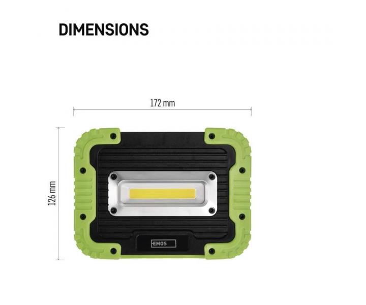 Nabjac pracovn reflektor Emos COB LED P4534 600 lm 3000 mAh