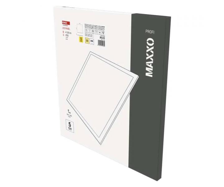 tvorcov vstavan LED panel Emos Maxxo ZB1223, biely, 36 W, tepl biela UGR