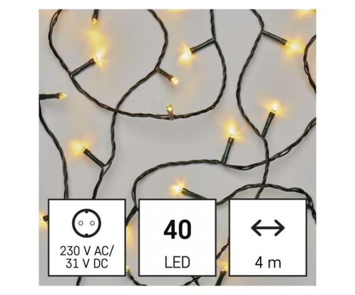 LED vianon reaz, 4 m, vonkaj aj vntorn, tepl biela, asova Emos D4AW01