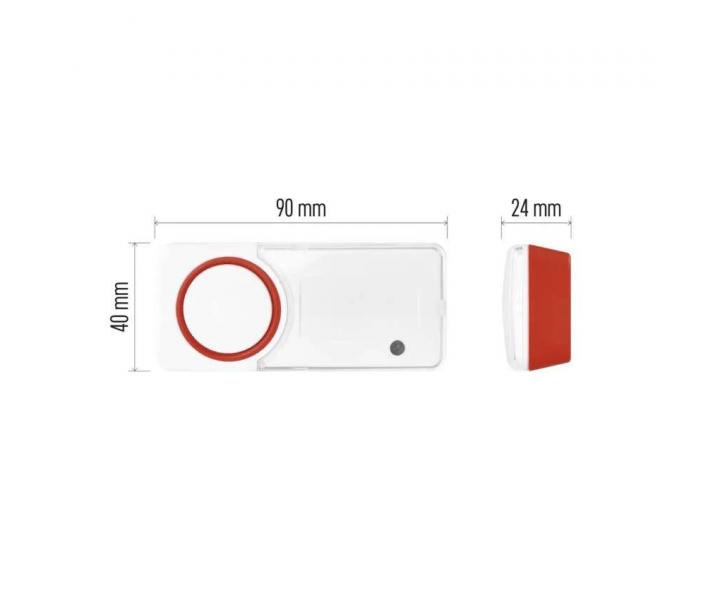 N�hradn� bezbat�riov� vonkaj�ie zvonkov� tla�idlo Emos P5750T, ur�en� pre P5750, IP55