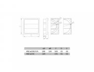 Vetracia mrie�ka DOSPEL KRZ 100/125 - biela