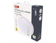 Kruhov prsaden LED svietidlo Emos Livi ZM5162, 40 cm, 30 W, tepl-studen biela, stmievaten