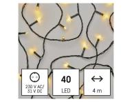 LED vianon reaz, 4 m, vonkaj aj vntorn, tepl biela, asova Emos D4AW01