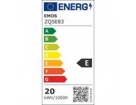 LED iarovka Emos Classic A80, E27, 20 W (150 W), neutrln biela